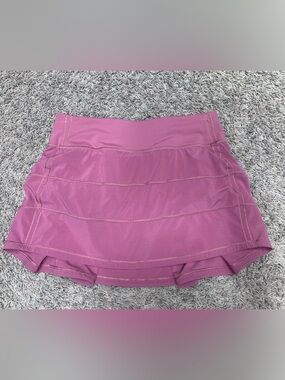 Lululemon mauve Pace Rival tennis skirt sz 4